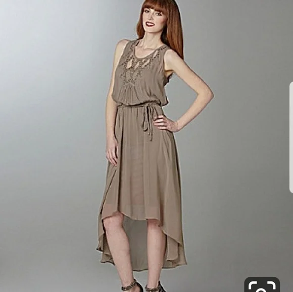 willow and clay beaded dress ASHLEYlauren 11765 Off Shoulder Beaded Gown